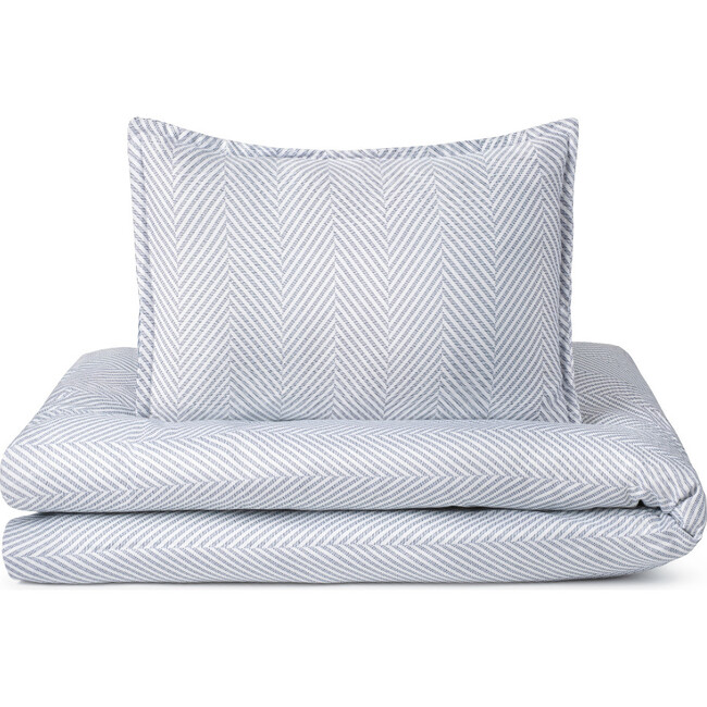 Leze Blue Twin 48" Linen Set