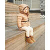 Roll Me Jacket, Tan Ecru - Puffers & Down Jackets - 6