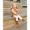 Roll Me Jacket, Tan Ecru - Puffers & Down Jackets - 7