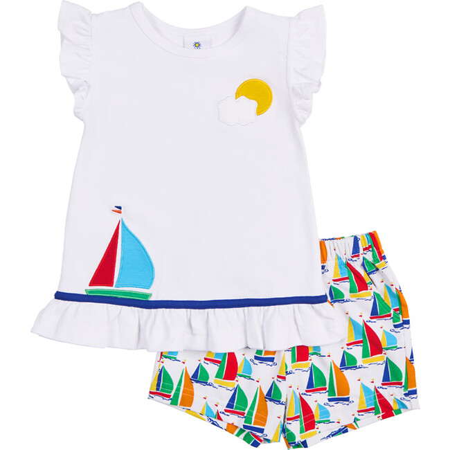 Sailboat Top with Shorts Set