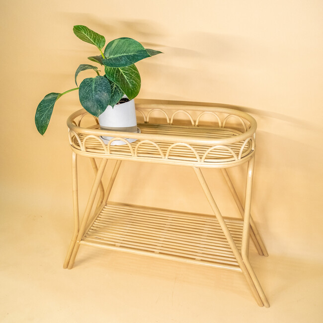 Sage Planter Handcrafted Rattan Display Rack - Storage - 9