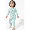 Valentines Pups Bamboo Convertible Footie, Blue - Onesies - 2