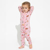 Valentines Kittens Bamboo Convertible Footie, Pink - Onesies - 3