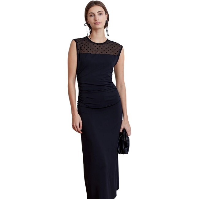 Women's Polina Dress, Deep Black