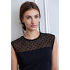 Women's Polina Dress, Deep Black - Dresses - 2