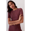 Women's Mia Dress, Tawny Port - Dresses - 3