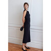 Women's Polina Dress, Deep Black - Dresses - 3