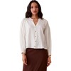 Women's Auden Top, Crisp White - Blouses - 1 - thumbnail