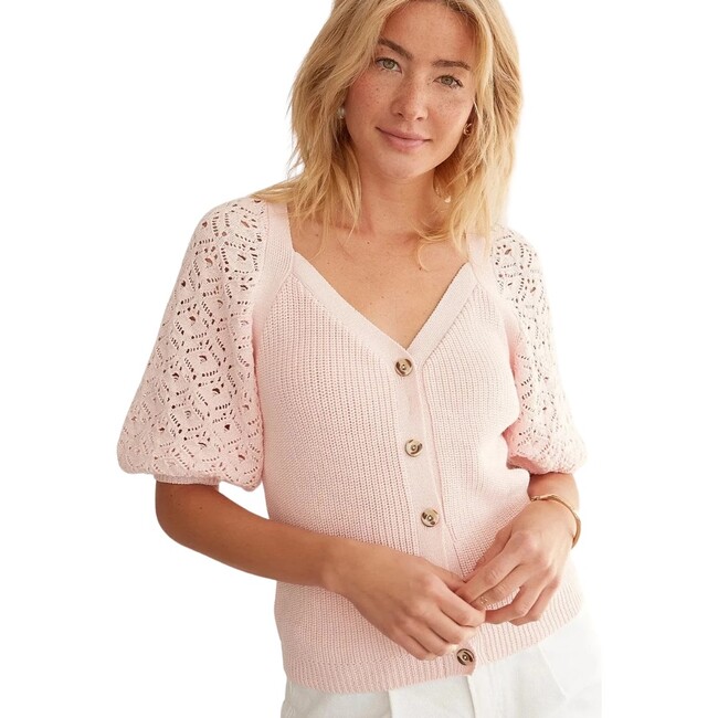 Women's Chloe Cardigan, Rose Blush