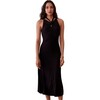 Women's Calista Dress, Deep Black - Dresses - 1 - thumbnail