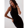 Women's Calista Dress, Deep Black - Dresses - 2