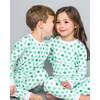 The Organic Long Sleeve Pajama Set, Shamrocks - Pajamas - 2