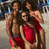 Flores Asymmetrical Printed One-Piece Swimsuit, Red Azulejos - One Pieces - 3