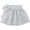 Emilia Skirt Argent With  Rose Corsage - Skirts - 1 - thumbnail