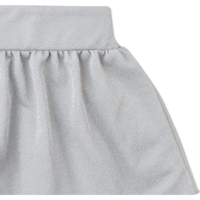 Emilia Skirt Argent With  Rose Corsage - Skirts - 3