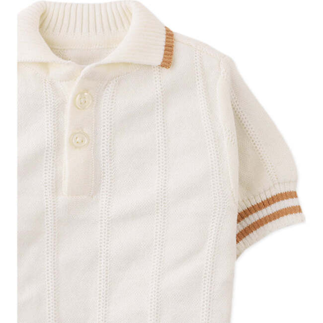 Baby Zeke Polo, White - Polo Shirts - 3