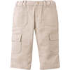 Baby Vincent Cargo Pants, Beige - Pants - 1 - thumbnail