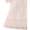 Baby Oksana Dress With Ruffles, Beige - Dresses - 3