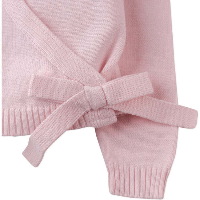 Baby Ophelia Wrap Cardigan, Pink - Cardigans - 5