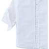 Baby Nolan With Contrast Stitch, White - Button Downs - 4