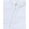 Baby Nolan With Contrast Stitch, White - Button Downs - 5