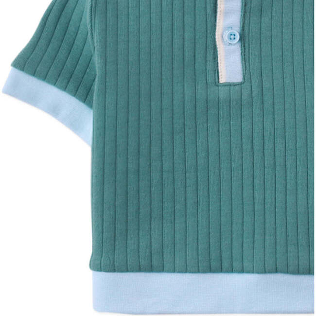 Baby Arthur Polo Shirt With Contrast Details, Green - Polo Shirts - 4