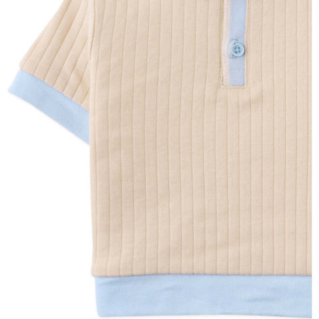 Baby Arthur Polo Shirt With Contrast Details, Beige - Polo Shirts - 4