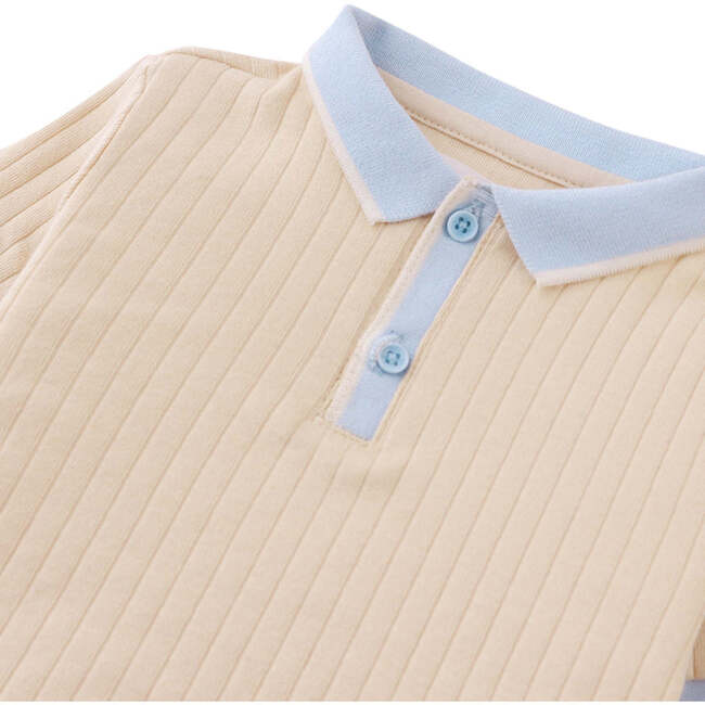 Baby Arthur Polo Shirt With Contrast Details, Beige - Polo Shirts - 5