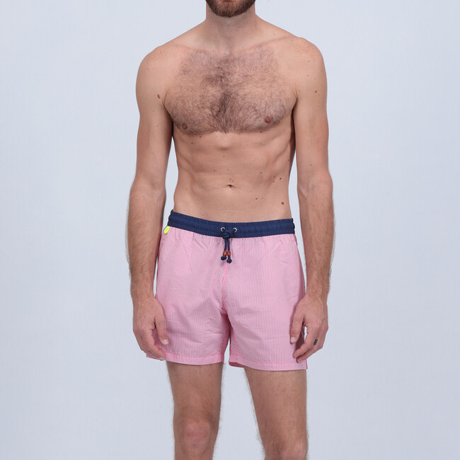 Men's Trawangan Swim Trunk, Sweet Seersucker - Swim Trunks - 2