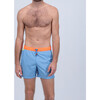 Men's Trawangan Swim Trunk, Sky Blue Azulejos - Swim Trunks - 2