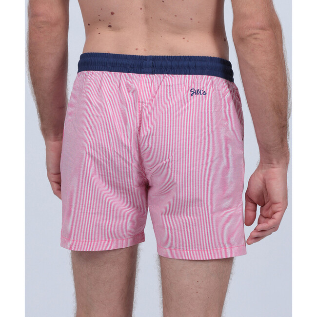 Men's Trawangan Swim Trunk, Sweet Seersucker - Swim Trunks - 3