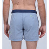 Men's Trawangan Swim Trunk, Blue Seersucker - Swim Trunks - 3