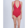 Women's Sumba One Piece, Red Azulejos - One Pieces - 2