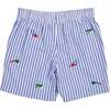 Seersucker Short W/Embroidered Lawn Tools - Shorts - 3