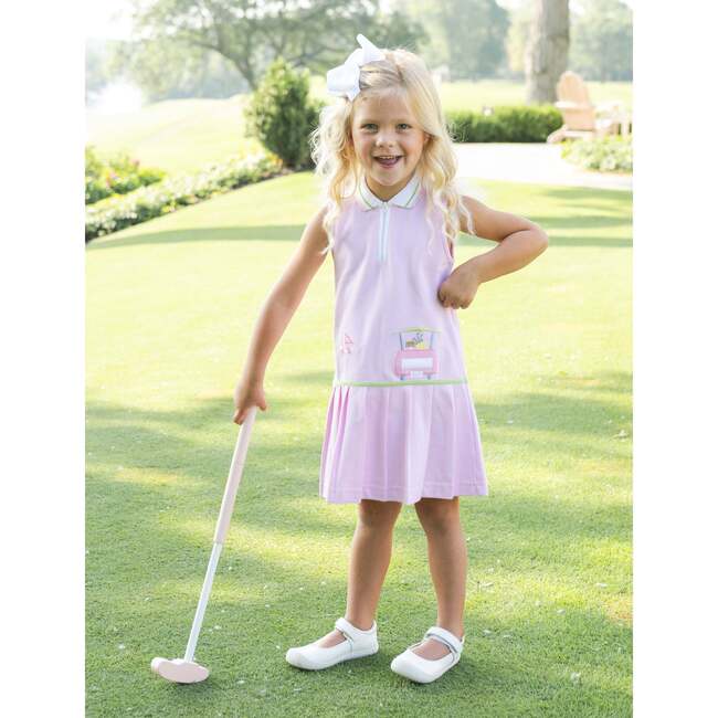 Knit Dress With Golf Cart - Dresses - 2