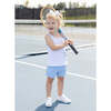 Knit Short Set With Tennis Rackets - Mixed Apparel Set - 2