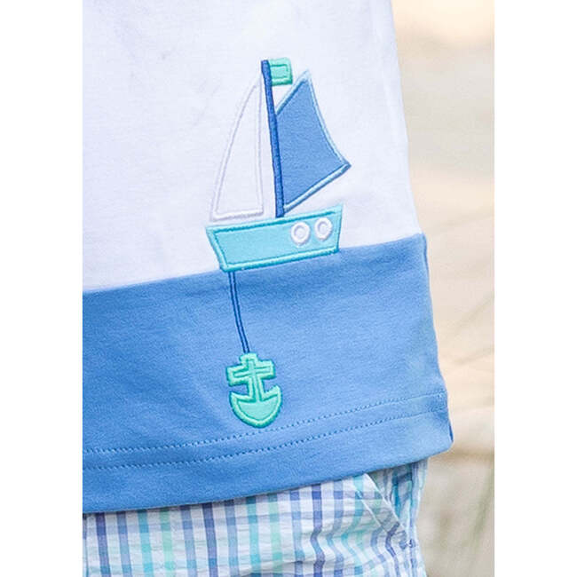 Knit Shirt With Sailboat - T-Shirts - 2