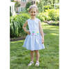 Seersucker Dress With Tulips - Dresses - 2