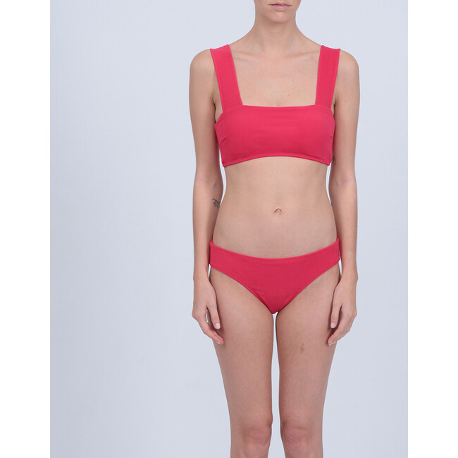 Women's Sumatra Square Neck 2-Piece Top, Corail Terry - Two Pieces - 4