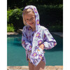 Flower UV windbreaker, Purple - Jackets - 2