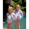 Flower UV windbreaker, Purple - Jackets - 4