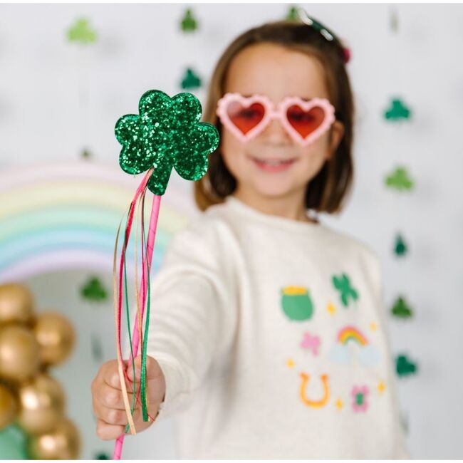 Shamrock St. Patrick's Day Wand, Multi - Costume Accessories - 3