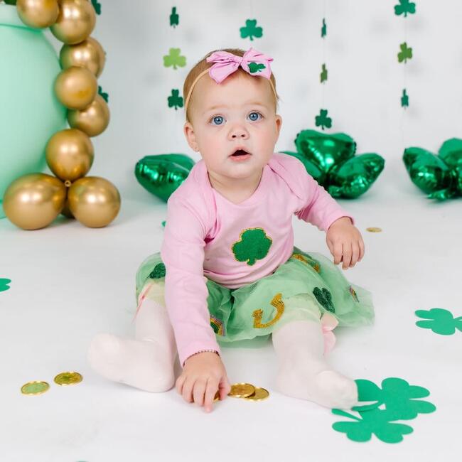 Lucky Sequin St. Patrick's Day Tutu, Green - Tutus - 3