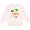 Lucky Doodle St. Patrick's Day Sweatshirt, Natural - Sweatshirts - 1 - thumbnail