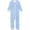 Parker Boys' Zipper Pajama, Easter Time Blue - Footie Pajamas - 1 - thumbnail