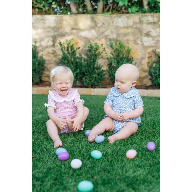 Palmer Boys' Bubble, Easter Time Blue - Rompers - 2