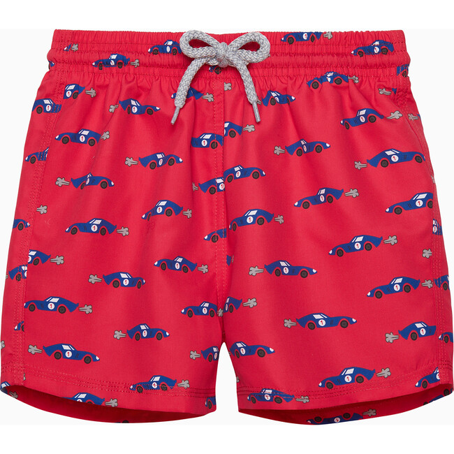 Sebastian Car Swimshort, Red