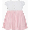 Rose Handsmocked Dress, Pink - Dresses - 2