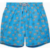 Men's Elephant Swimshort, Blue - Swim Trunks - 1 - thumbnail