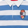 Nicholas Rugby Shirt, Blue And White Stripe - T-Shirts - 3